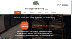 Desktop Screenshot of heritagedistributing.com